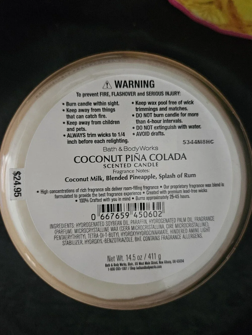 Bath & Body Works this soy